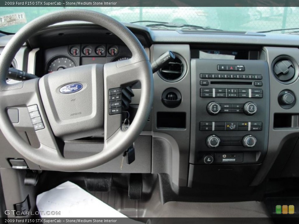 Stone/Medium Stone Interior Dashboard for the 2009 Ford F150 STX SuperCab #40799987