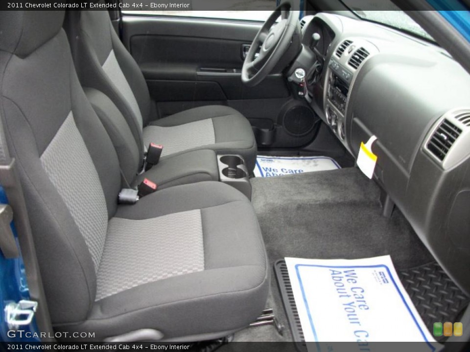 Ebony Interior Photo for the 2011 Chevrolet Colorado LT Extended Cab 4x4 #40800319