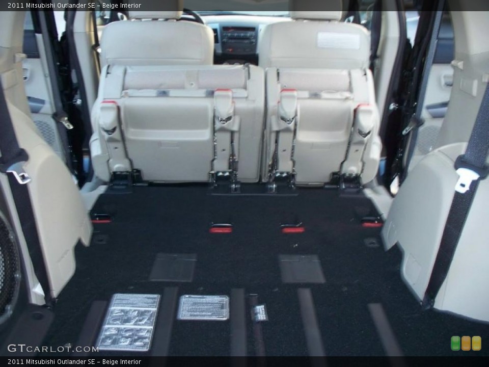 Beige Interior Trunk for the 2011 Mitsubishi Outlander SE #40800487