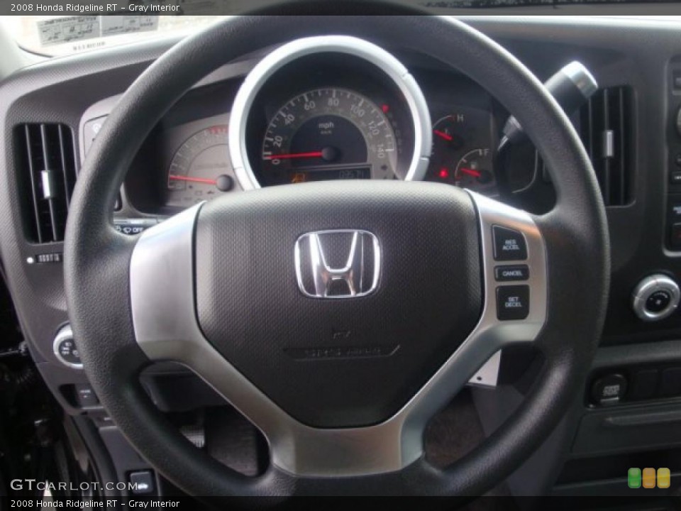 Gray Interior Steering Wheel for the 2008 Honda Ridgeline RT #40801327