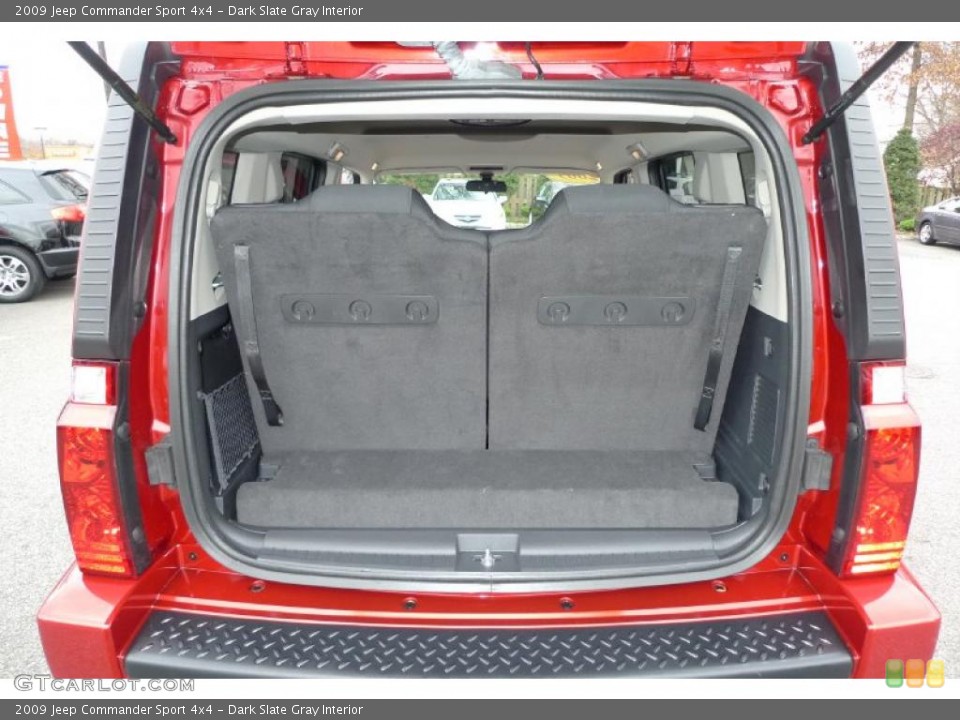 Dark Slate Gray Interior Trunk for the 2009 Jeep Commander Sport 4x4 #40801835