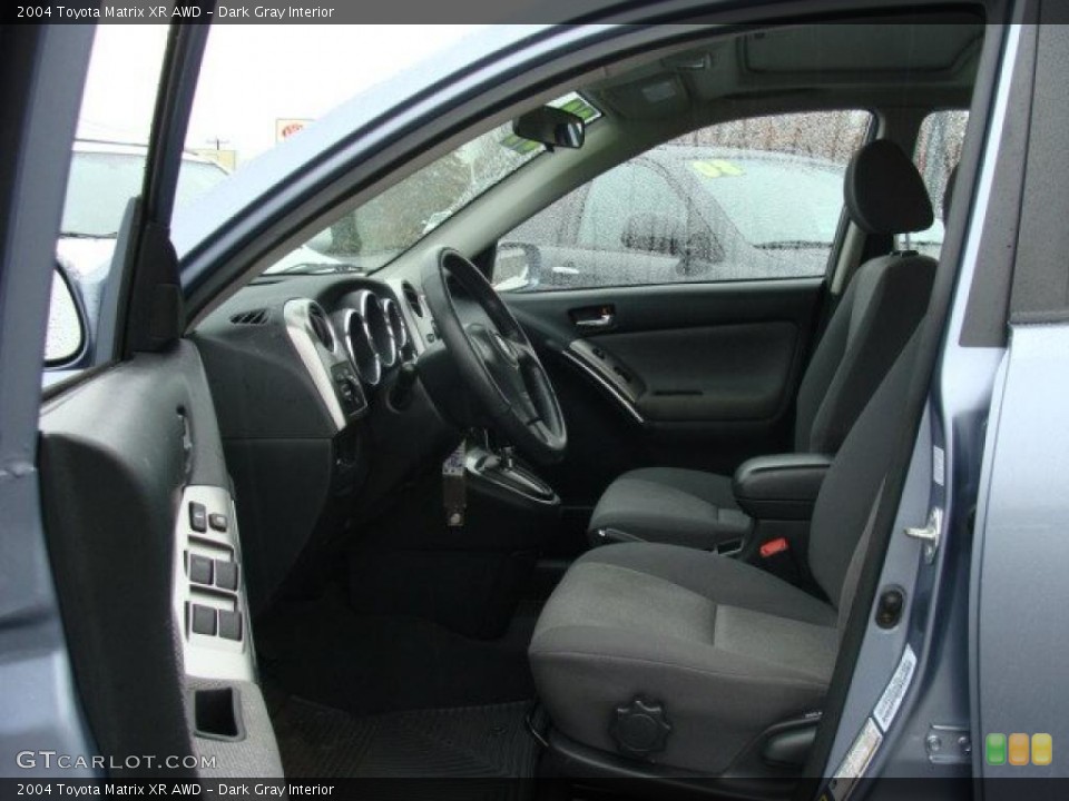 Dark Gray Interior Photo for the 2004 Toyota Matrix XR AWD #40802083