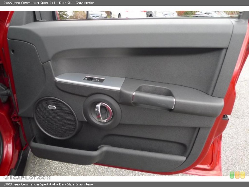 Dark Slate Gray Interior Door Panel for the 2009 Jeep Commander Sport 4x4 #40802147