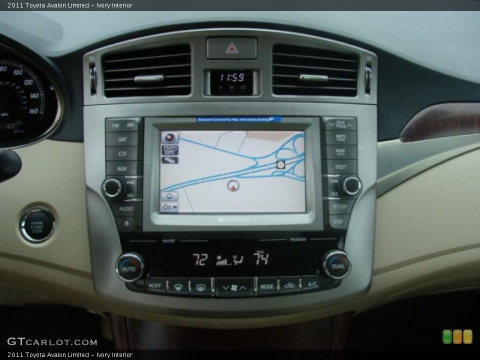 Ivory Interior Navigation for the 2011 Toyota Avalon Limited #40803345