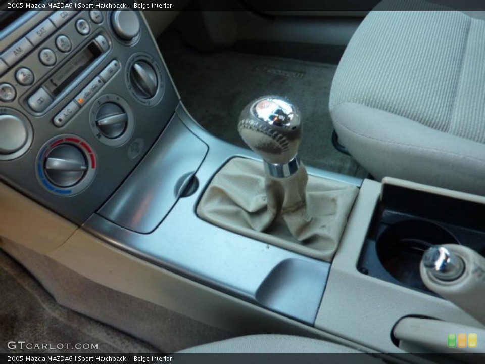 Beige Interior Transmission for the 2005 Mazda MAZDA6 i Sport Hatchback #40805063
