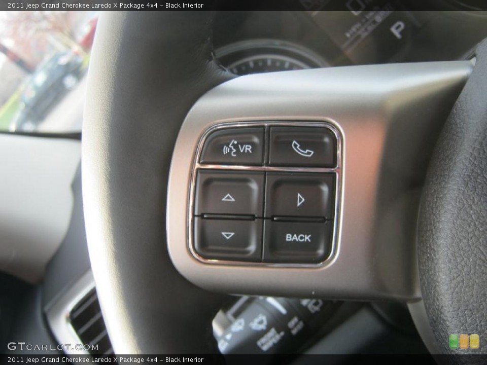 Black Interior Controls for the 2011 Jeep Grand Cherokee Laredo X Package 4x4 #40805399