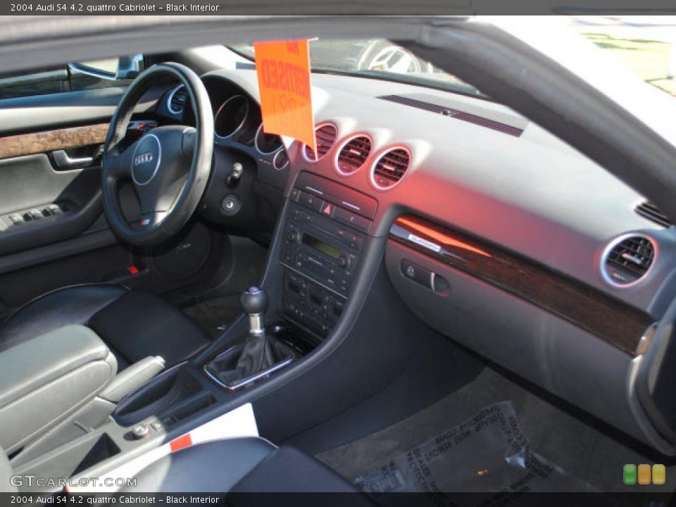 Black Interior Dashboard for the 2004 Audi S4 4.2 quattro Cabriolet #40805967