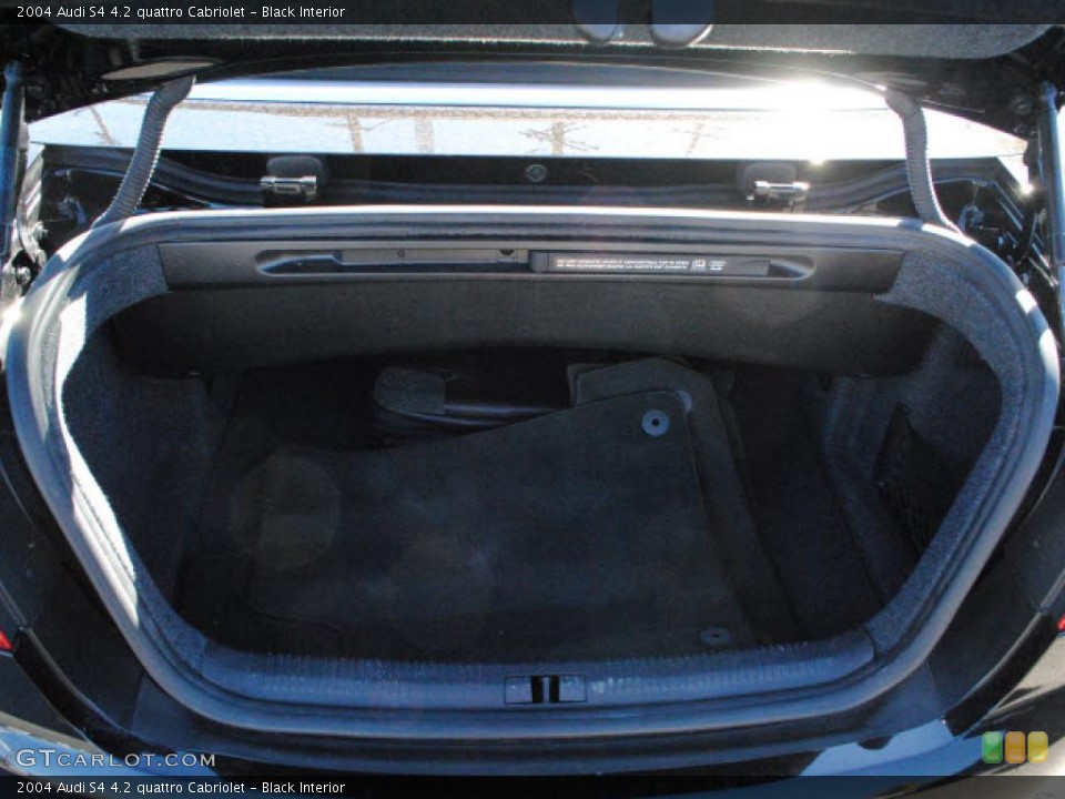 Black Interior Trunk for the 2004 Audi S4 4.2 quattro Cabriolet #40806055