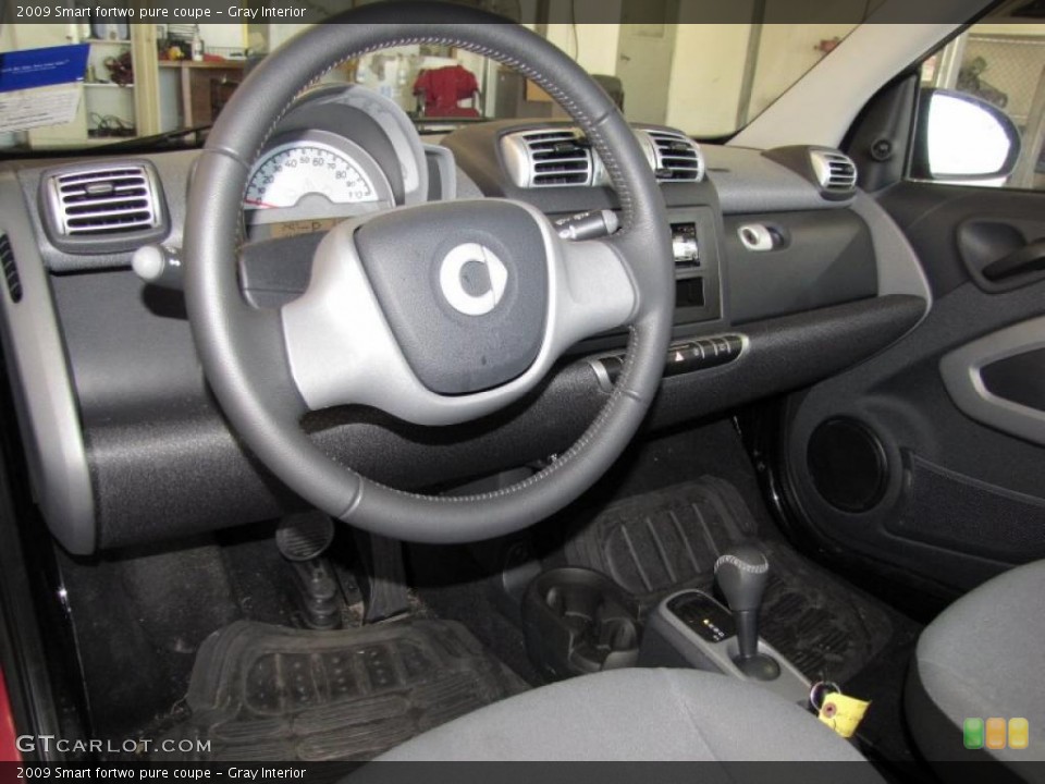 Gray Interior Dashboard for the 2009 Smart fortwo pure coupe #40808555