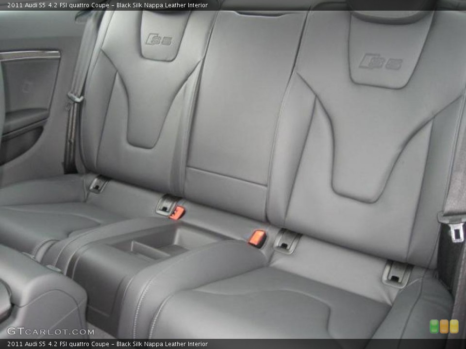 Black Silk Nappa Leather Interior Photo for the 2011 Audi S5 4.2 FSI quattro Coupe #40810303