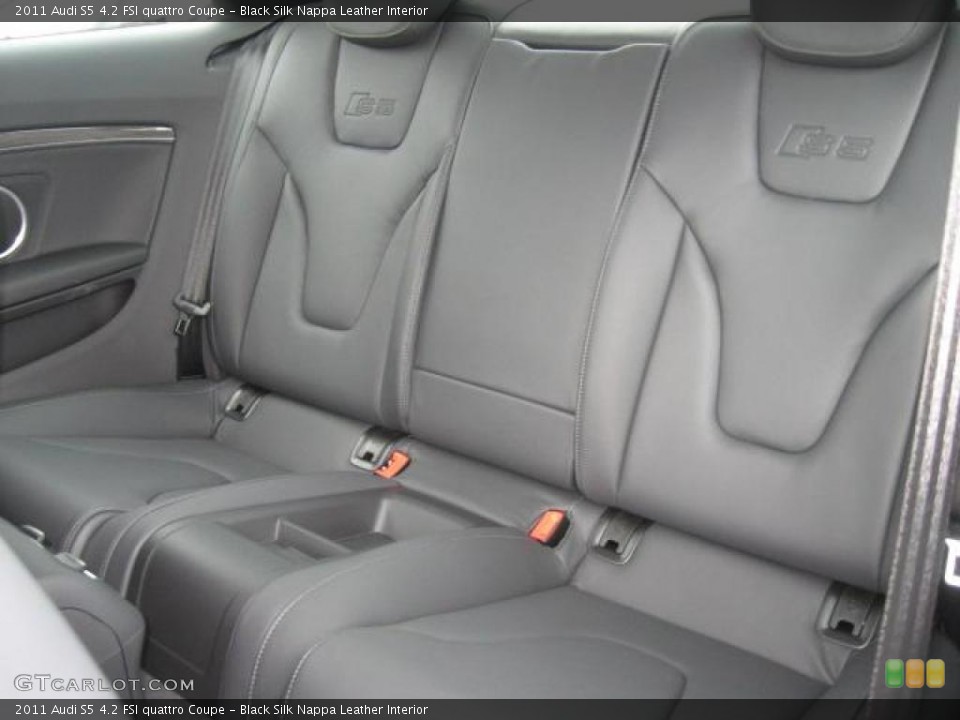 Black Silk Nappa Leather Interior Photo for the 2011 Audi S5 4.2 FSI quattro Coupe #40810463
