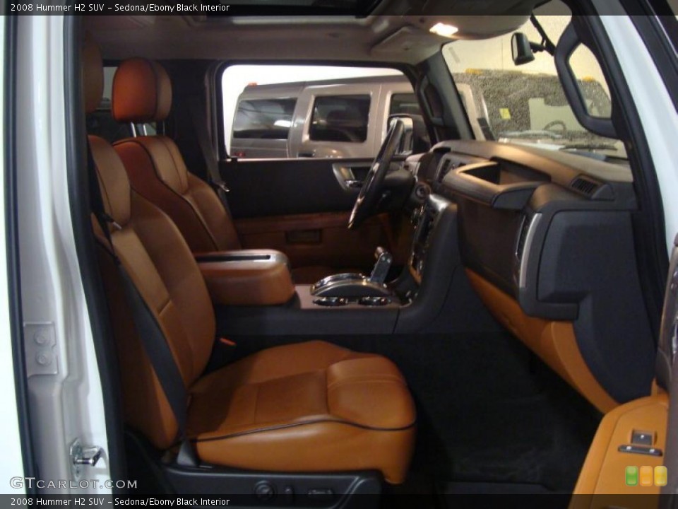Sedona/Ebony Black Interior Photo for the 2008 Hummer H2 SUV #40811071