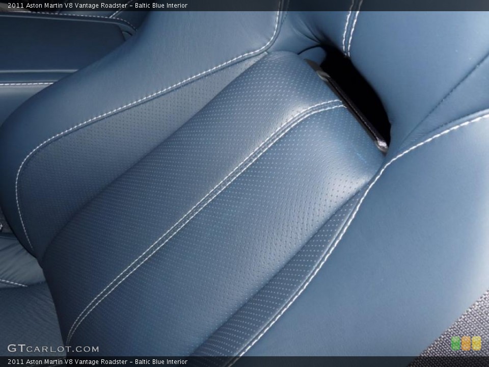 Baltic Blue 2011 Aston Martin V8 Vantage Interiors
