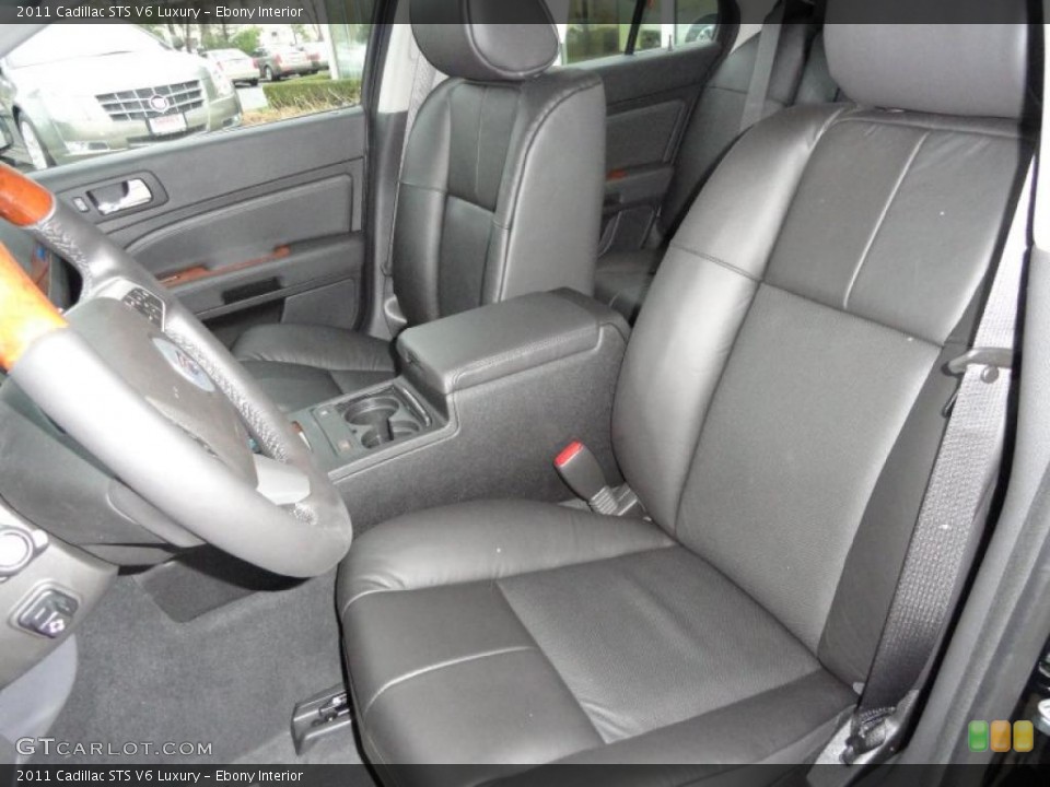 Ebony Interior Photo for the 2011 Cadillac STS V6 Luxury #40812255