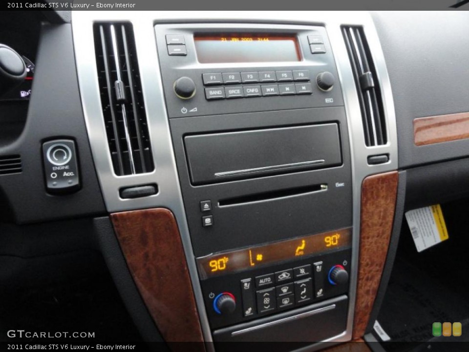 Ebony Interior Controls for the 2011 Cadillac STS V6 Luxury #40812407