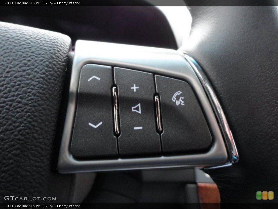 Ebony Interior Controls for the 2011 Cadillac STS V6 Luxury #40812419