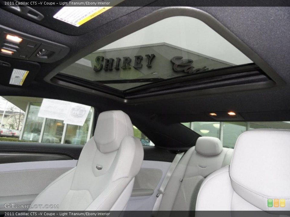 Light Titanium/Ebony Interior Sunroof for the 2011 Cadillac CTS -V Coupe #40812679