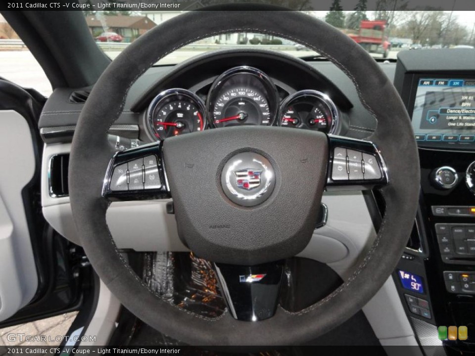 Light Titanium/Ebony Interior Steering Wheel for the 2011 Cadillac CTS -V Coupe #40812711