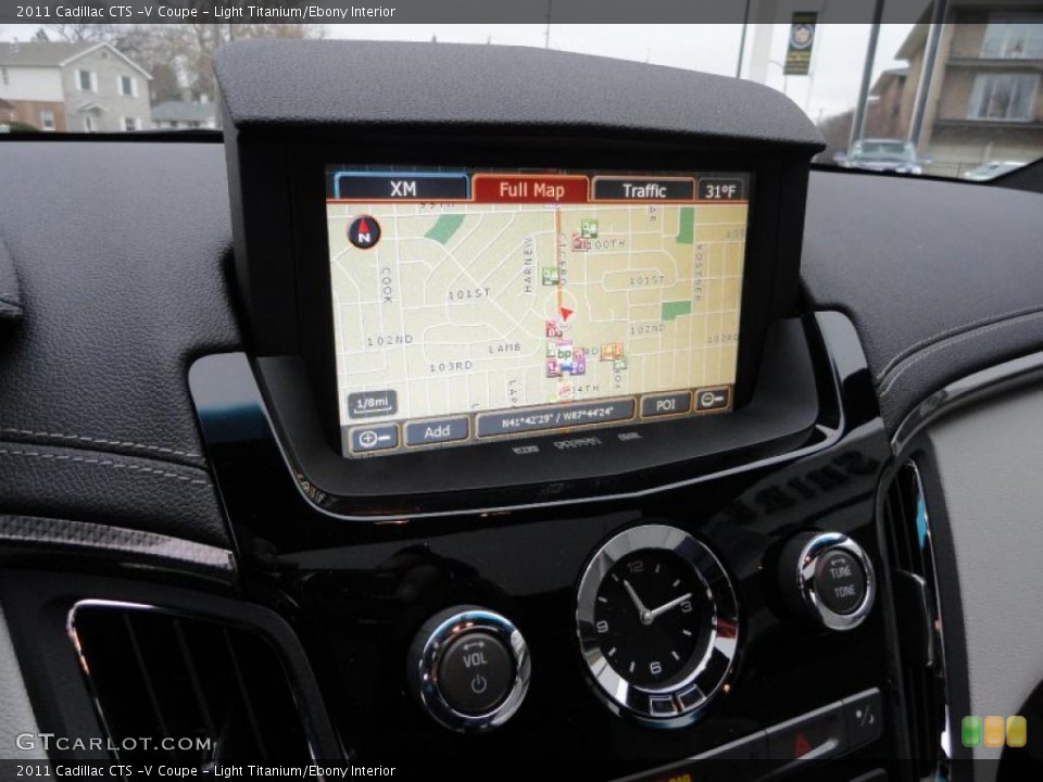 Light Titanium/Ebony Interior Navigation for the 2011 Cadillac CTS -V Coupe #40812759