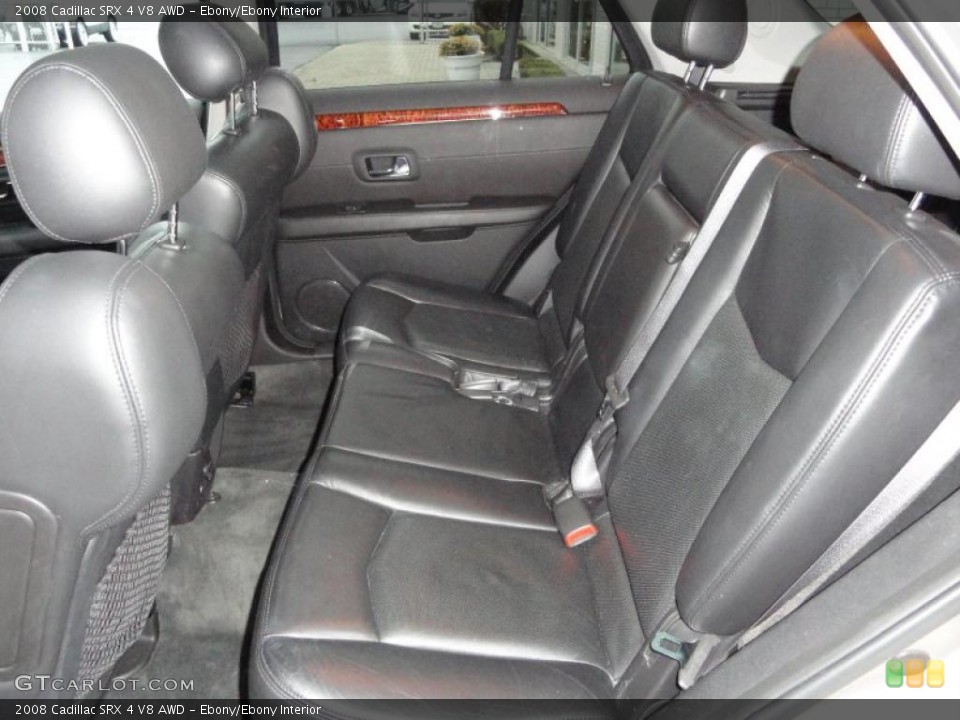 Ebony/Ebony Interior Photo for the 2008 Cadillac SRX 4 V8 AWD #40813655