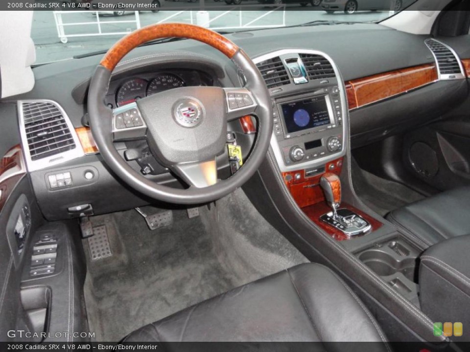 Ebony/Ebony Interior Prime Interior for the 2008 Cadillac SRX 4 V8 AWD #40813663