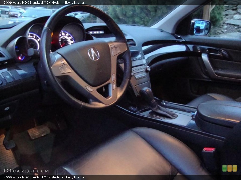 Ebony Interior Prime Interior for the 2009 Acura MDX  #40814699