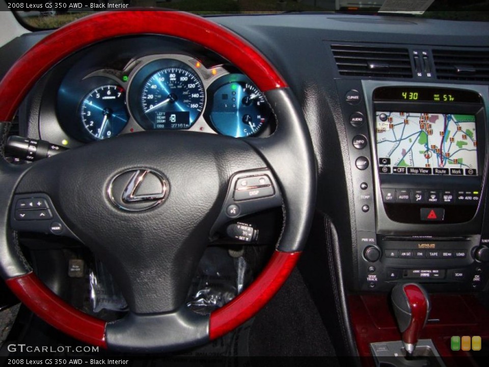 Black Interior Dashboard for the 2008 Lexus GS 350 AWD #40815015