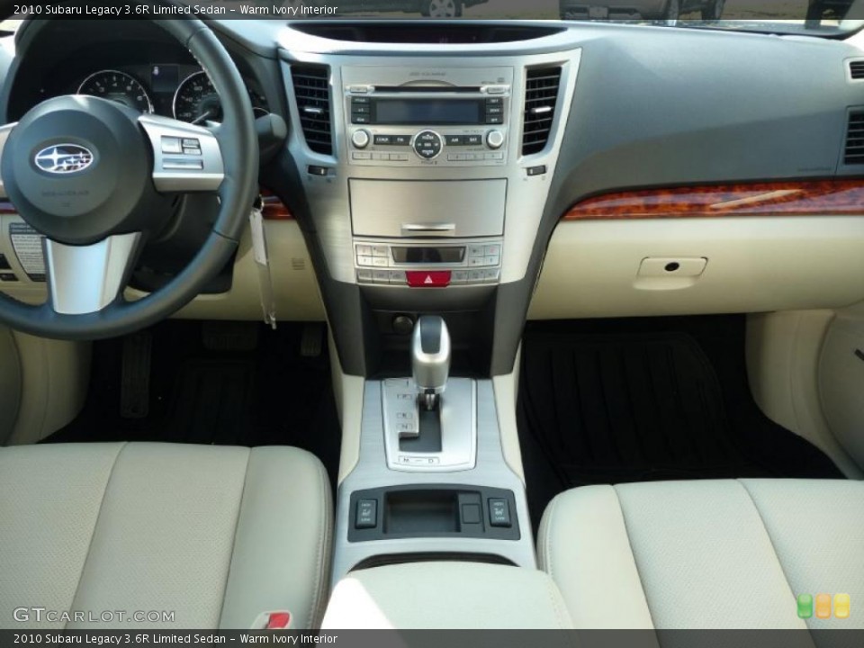 Warm Ivory Interior Dashboard for the 2010 Subaru Legacy 3.6R Limited Sedan #40815539