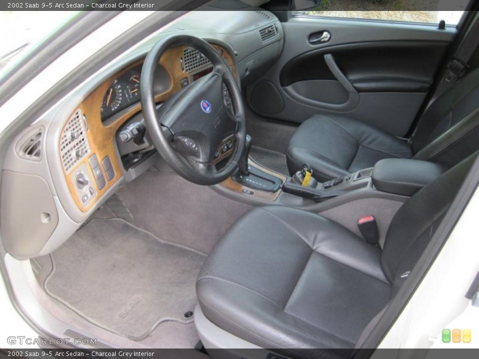 Charcoal Grey Interior Prime Interior for the 2002 Saab 9-5 Arc Sedan #40816419