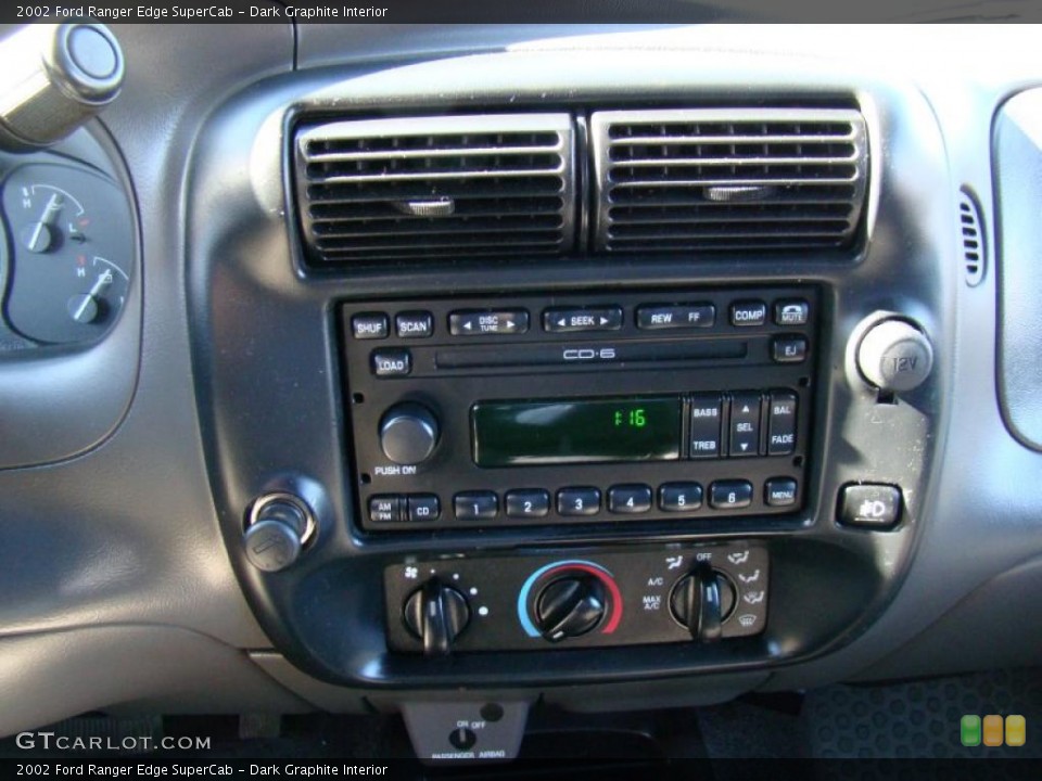 Dark Graphite Interior Controls for the 2002 Ford Ranger Edge SuperCab #40821716