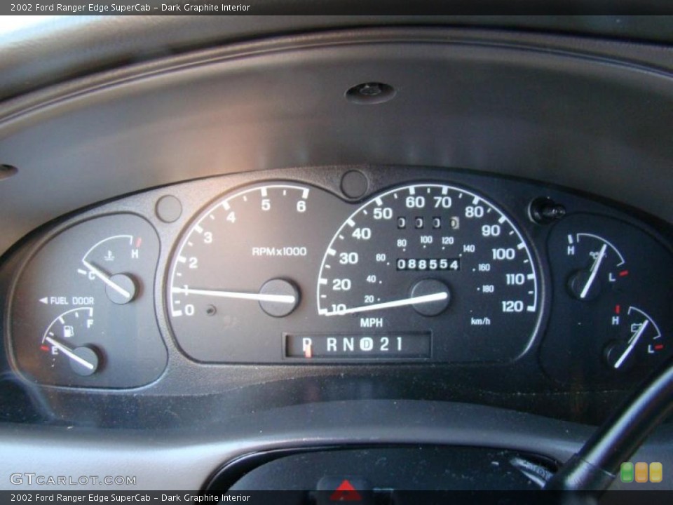 Dark Graphite Interior Gauges for the 2002 Ford Ranger Edge SuperCab #40821785