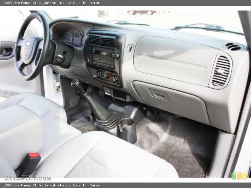 Medium Dark Flint Interior Dashboard for the 2005 Ford Ranger XL Regular Cab #40823656