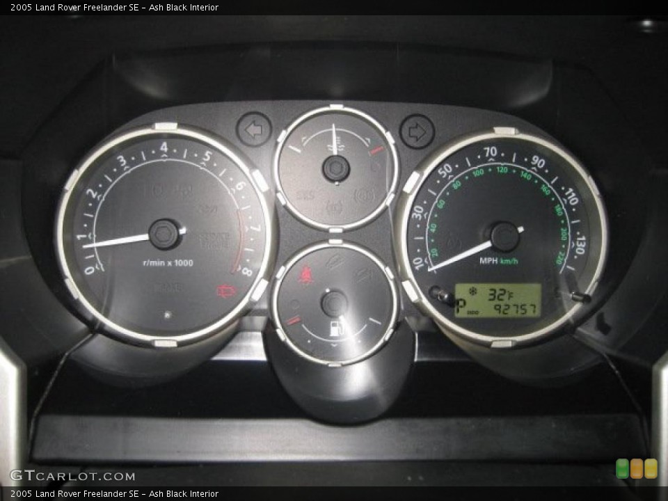 Ash Black Interior Gauges for the 2005 Land Rover Freelander SE #40823929