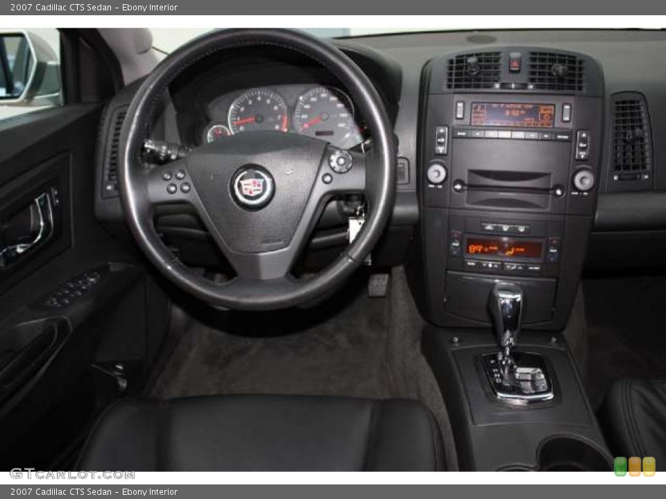 Ebony Interior Dashboard for the 2007 Cadillac CTS Sedan #40824077