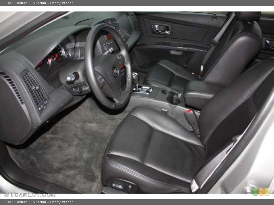 Ebony Interior Photo for the 2007 Cadillac CTS Sedan #40824093