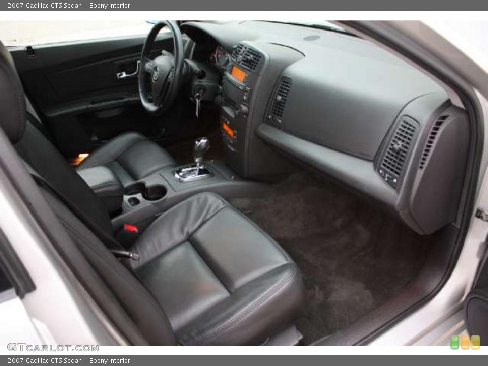 Ebony Interior Dashboard for the 2007 Cadillac CTS Sedan #40824109