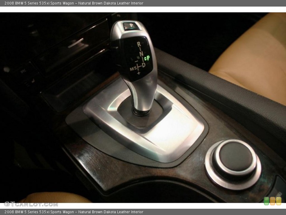 Natural Brown Dakota Leather Interior Transmission for the 2008 BMW 5 Series 535xi Sports Wagon #40829025