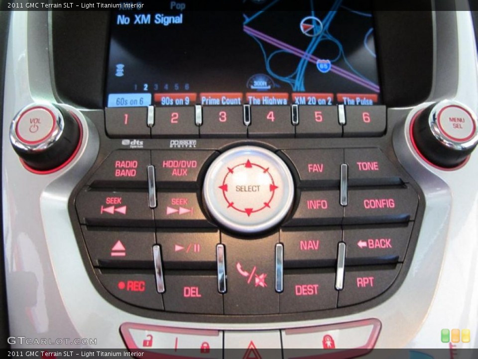 Light Titanium Interior Controls for the 2011 GMC Terrain SLT #40829125