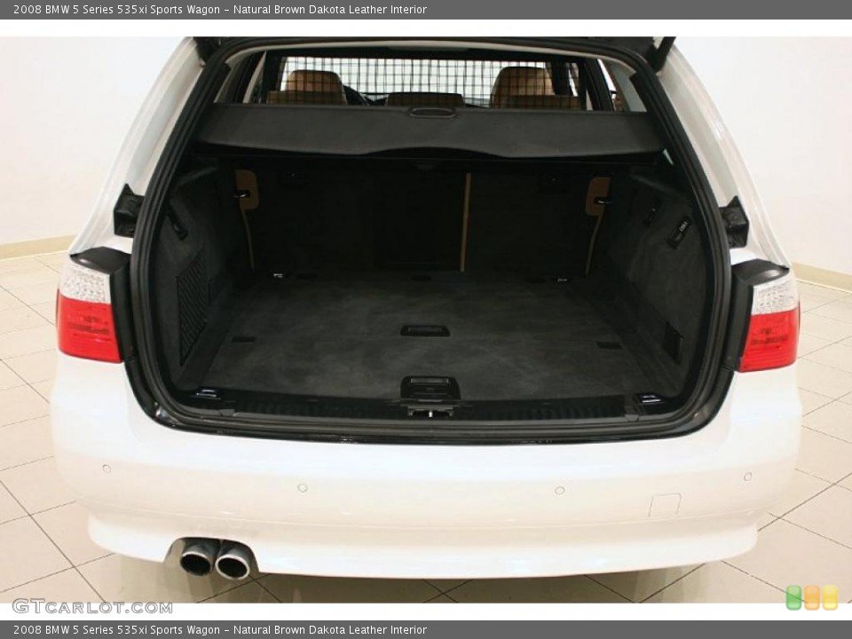 Natural Brown Dakota Leather Interior Trunk for the 2008 BMW 5 Series 535xi Sports Wagon #40829161