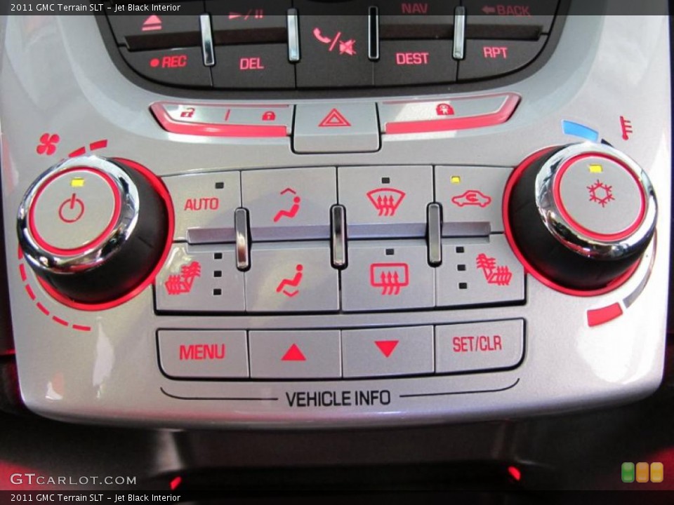 Jet Black Interior Controls for the 2011 GMC Terrain SLT #40830205