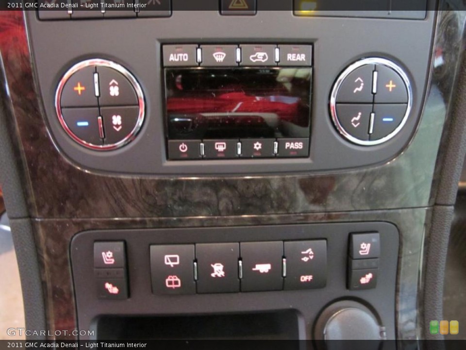 Light Titanium Interior Controls for the 2011 GMC Acadia Denali #40830553