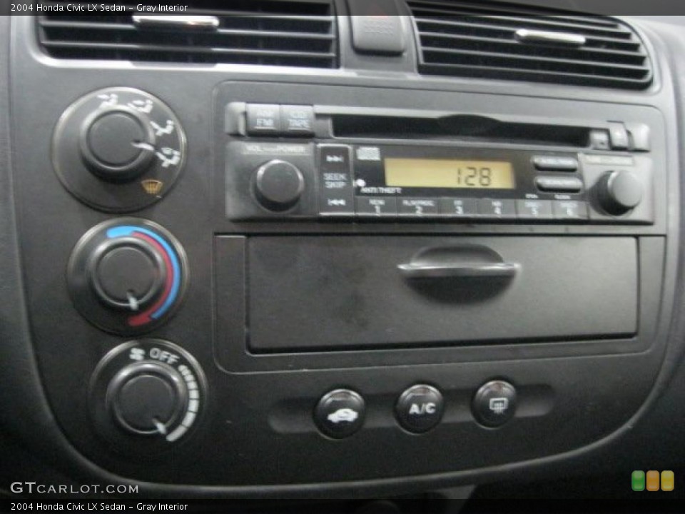 Gray Interior Controls for the 2004 Honda Civic LX Sedan #40830557