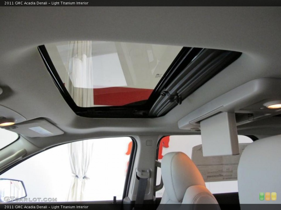 Light Titanium Interior Sunroof for the 2011 GMC Acadia Denali #40830589