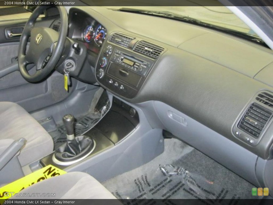 Gray Interior Dashboard for the 2004 Honda Civic LX Sedan #40830721