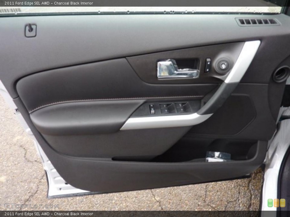Charcoal Black Interior Door Panel for the 2011 Ford Edge SEL AWD #40834969