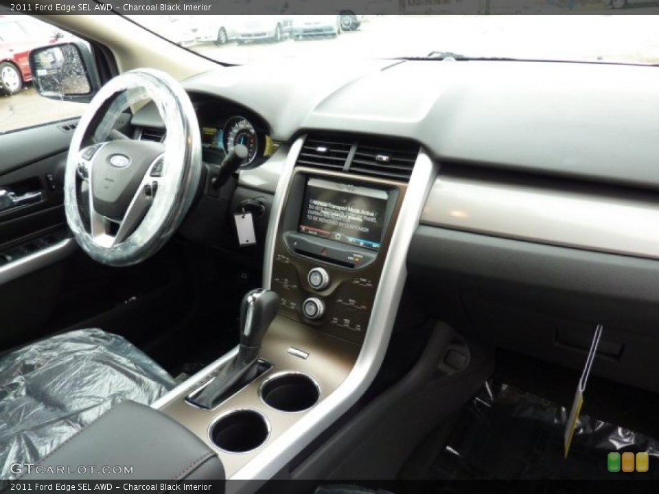 Charcoal Black Interior Dashboard for the 2011 Ford Edge SEL AWD #40835017