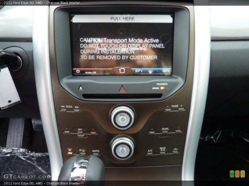 Charcoal Black Interior Controls for the 2011 Ford Edge SEL AWD #40835049