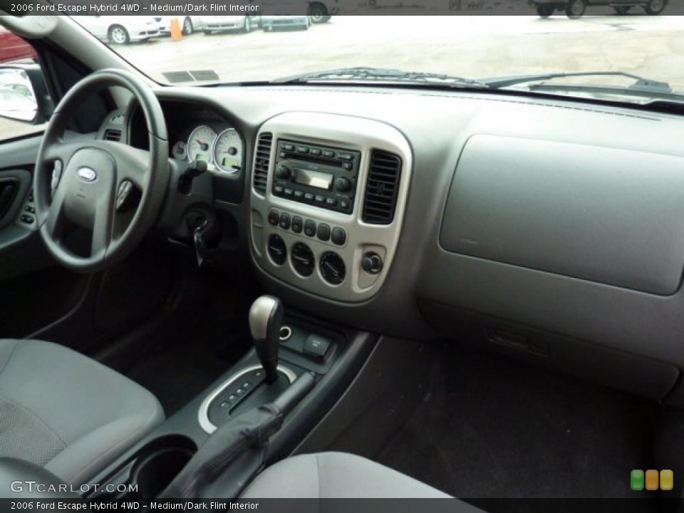 Medium/Dark Flint Interior Dashboard for the 2006 Ford Escape Hybrid 4WD #40836217