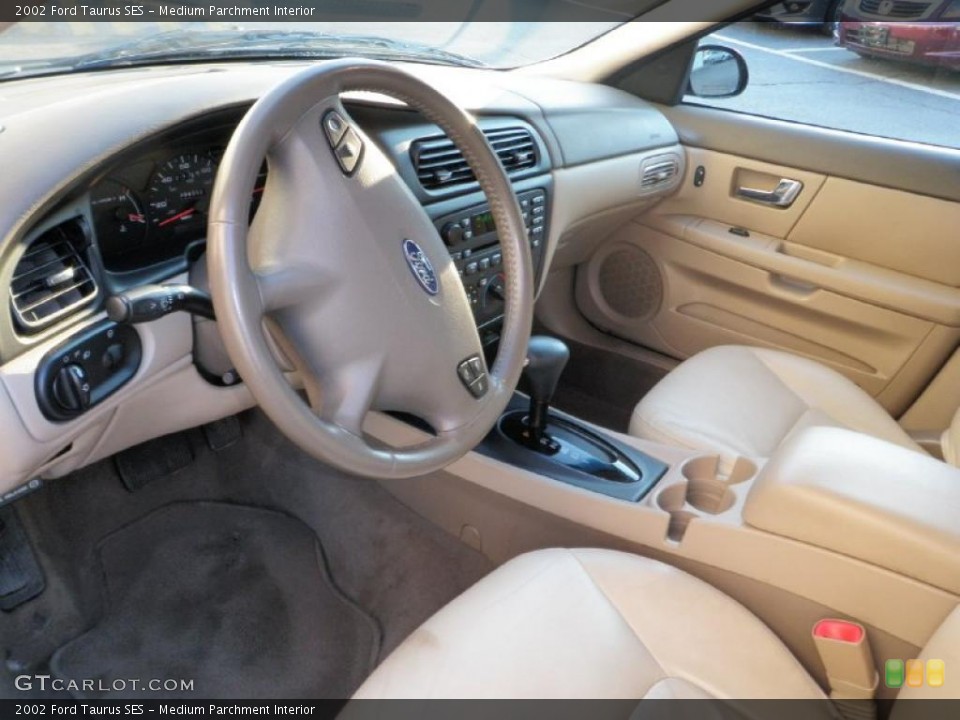 Medium Parchment Interior Prime Interior for the 2002 Ford Taurus SES #40836425