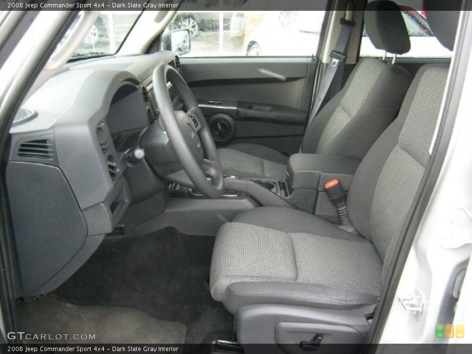 Dark Slate Gray Interior Photo for the 2008 Jeep Commander Sport 4x4 #40837341